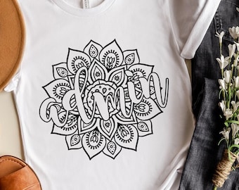 Admin Mandala SVG: School Staff Shirt Design (Digital Download)