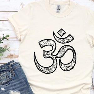 Om Symbol Mandala Svg, Yoga Shirts Svg Design, Om Symbol Svg Files For Cricut, Yoga Symbol Svg, Meditation Svg Png Eps Dxf Instant Download