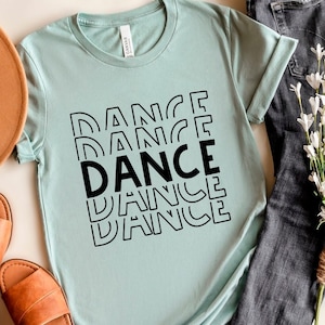 Dance Svg For Shirt, Dance Svg Design, Dance Png, Dance Word Art Svg, Dancing Svg, Dance Shirt Svg Png Eps Dxf Files Instant Download