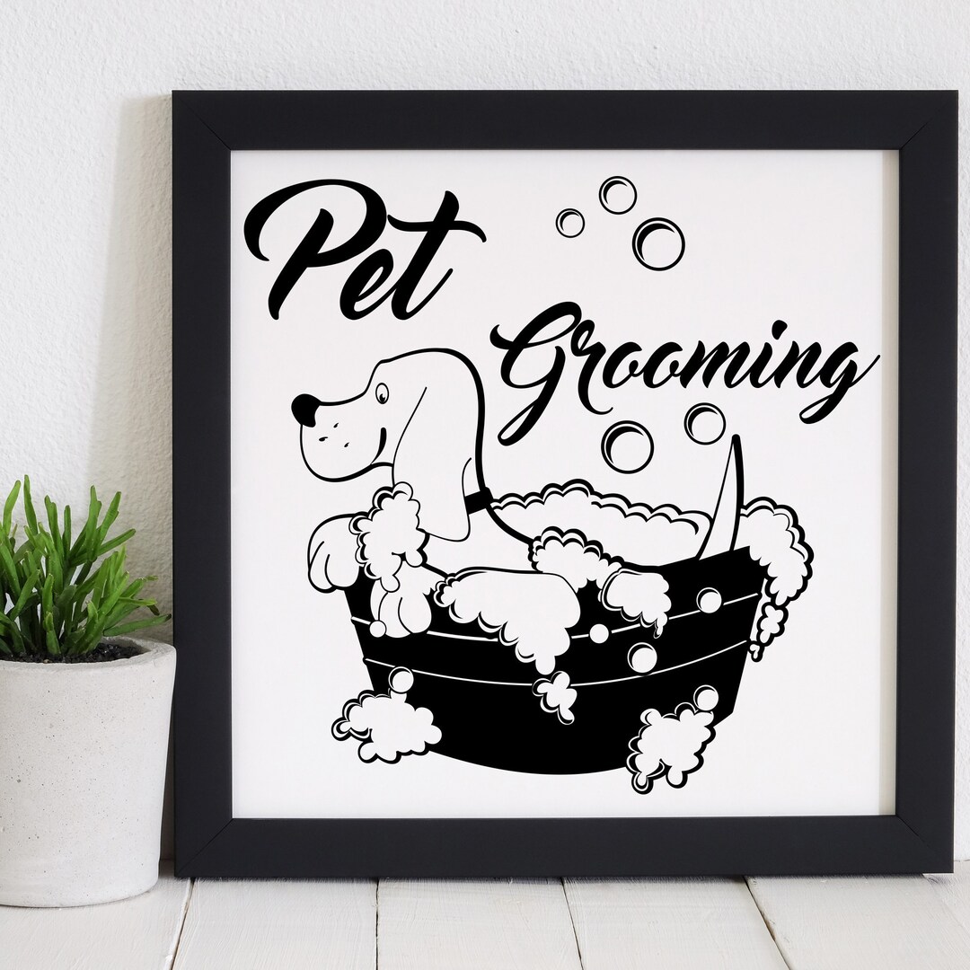 Pet Grooming Svg Files for Cricut Digital Download, Dog Groomer Svg ...