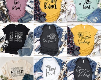 Kindness T-Shirt Designs: Positive Vibes SVG Bundle (Digital Download)