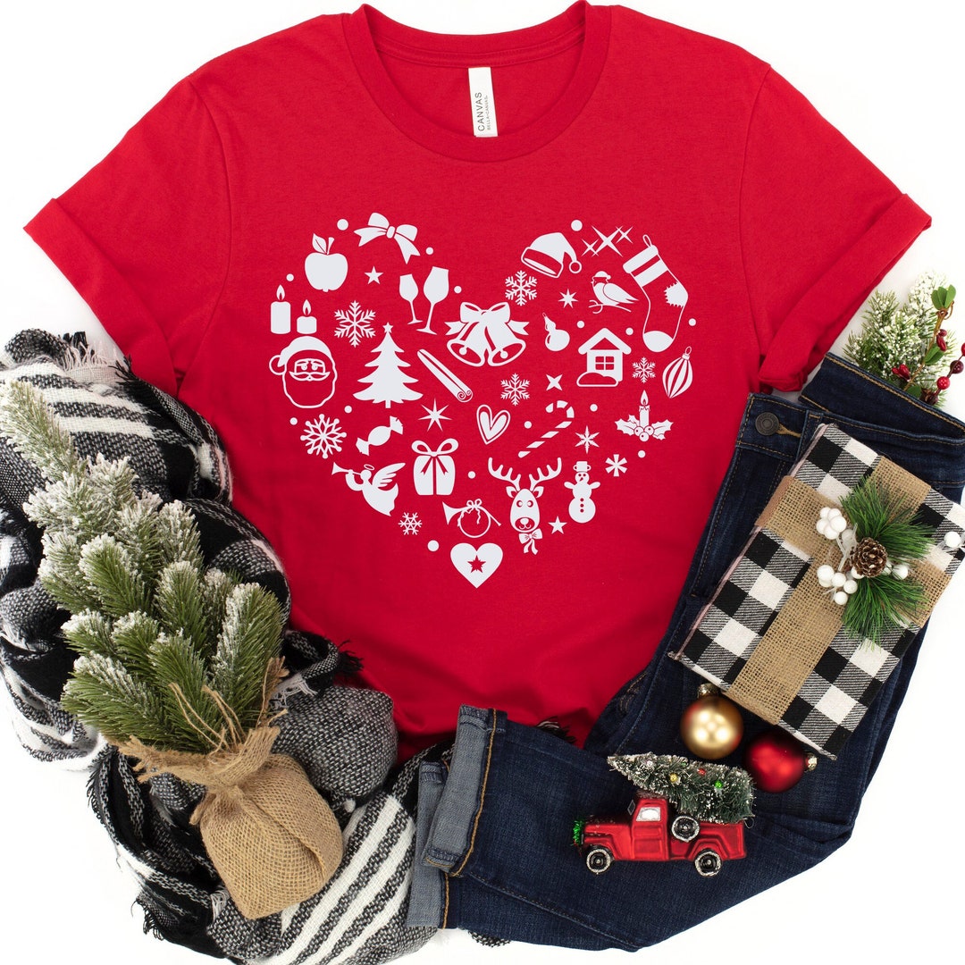 Christmas Heart Svg, Happy New Year Svg, Christmas Png, Heart Svg for ...
