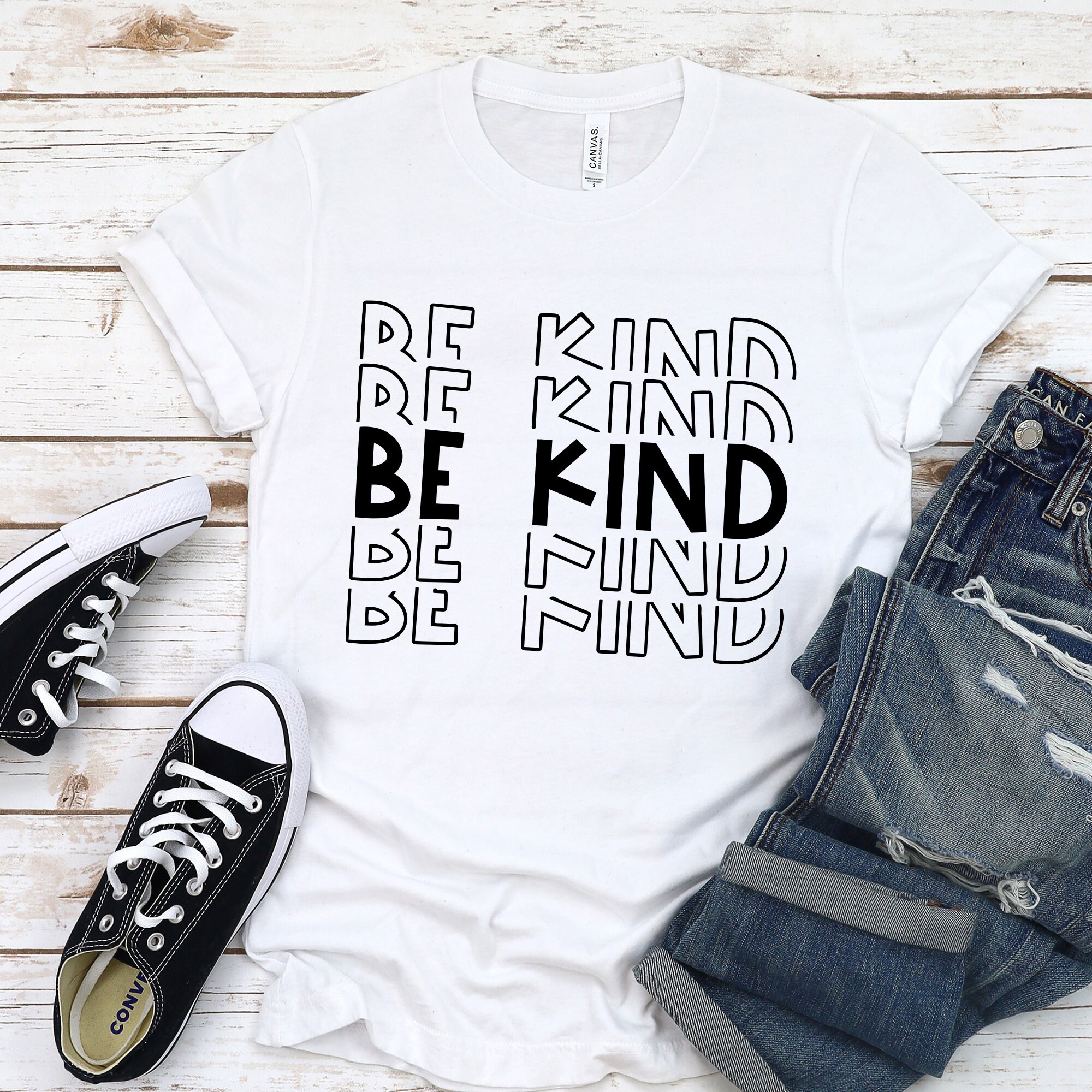 Be Kind Svg Cut Files for Cricut Be Kind Shirt Svg Kindness Etsy Canada