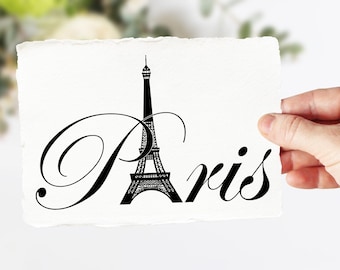 Tour Eiffel de Paris (SVG, clipart France - fichiers numériques)