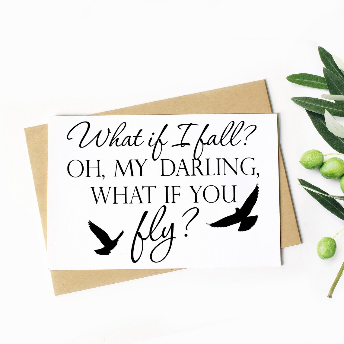 What If I Fall Oh My Darling What If You Fly SVG Cut File Etsy