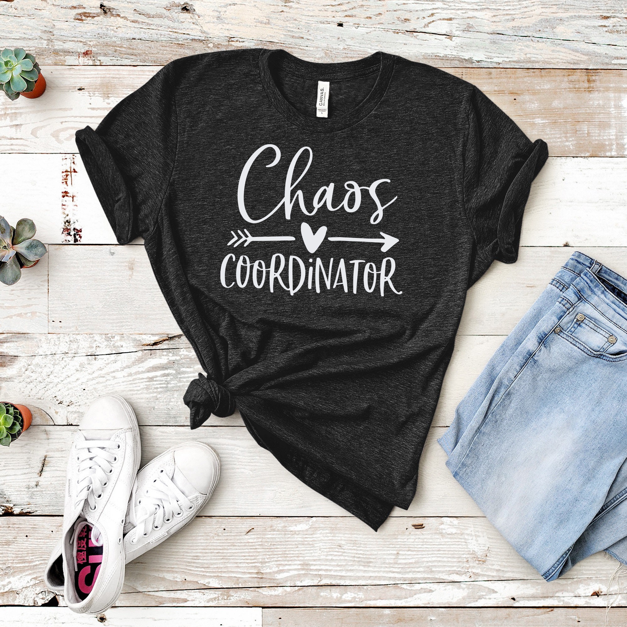 Chaos Coordinator Shirt Svg Design Teacher Shirt Svg Mom | Etsy