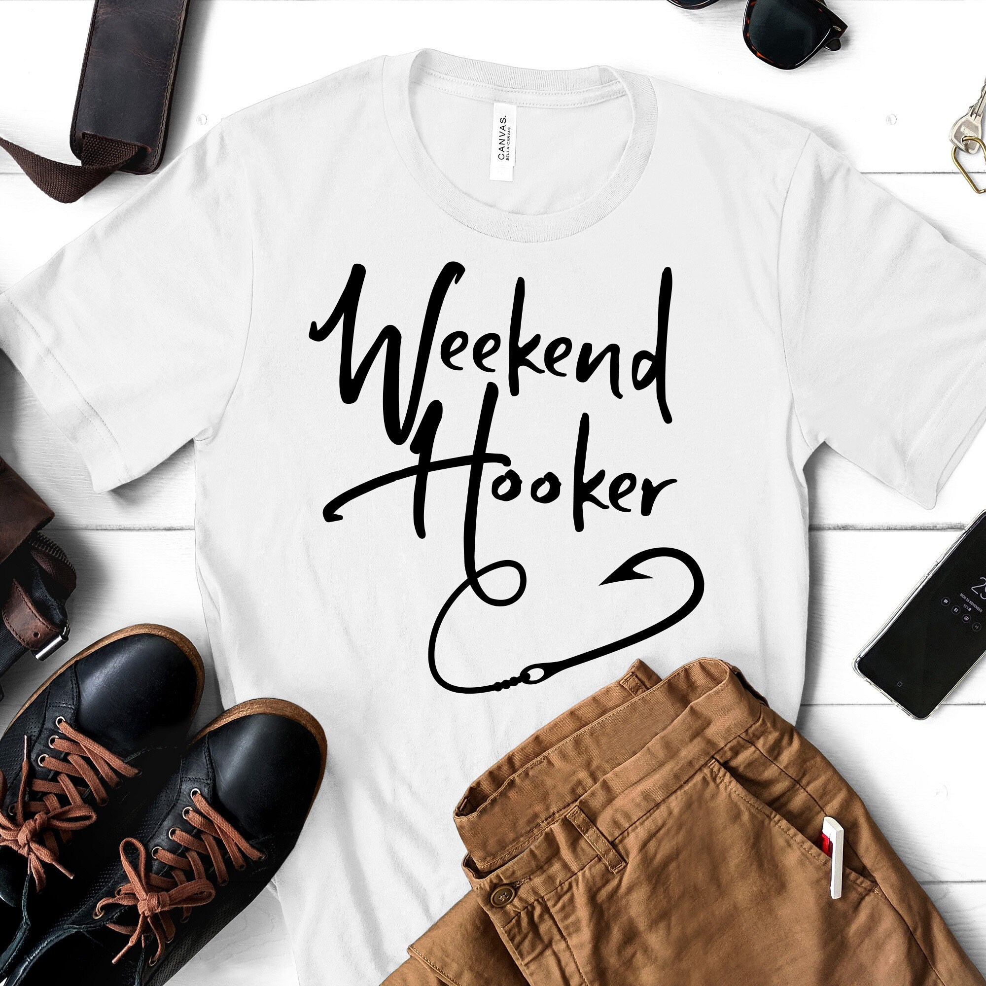 Weekend Hooker SVG Weekend Hooker Cut File Father's Day - Etsy