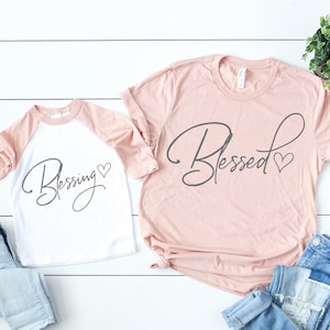 Gesegneter Segen SVG, gesegnete Mama Shirt, Mama Leben, gesegnete Datei für Cricut, passende Familie Shirts, Png Dxf Instant Download
