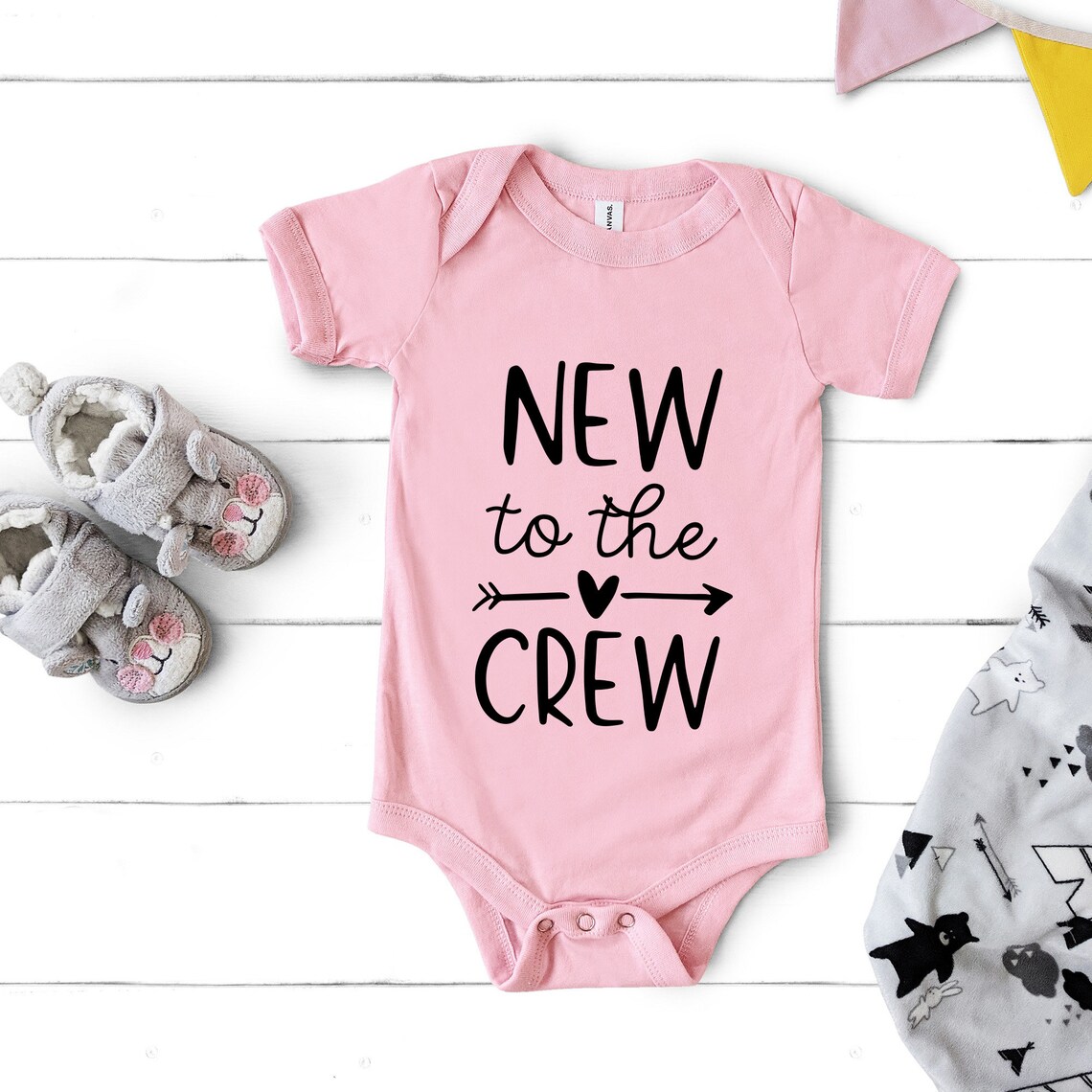 New to the Crew SVG Baby Onesie Svg Design Newborn Svg - Etsy