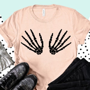 Skeleton Hands Svg, Skeleton Hands Shirt Svg, Halloween Svg Files, Funny Svg Files, Halloween Skeleton Svg Png Dxf Files Cricut Silhouette