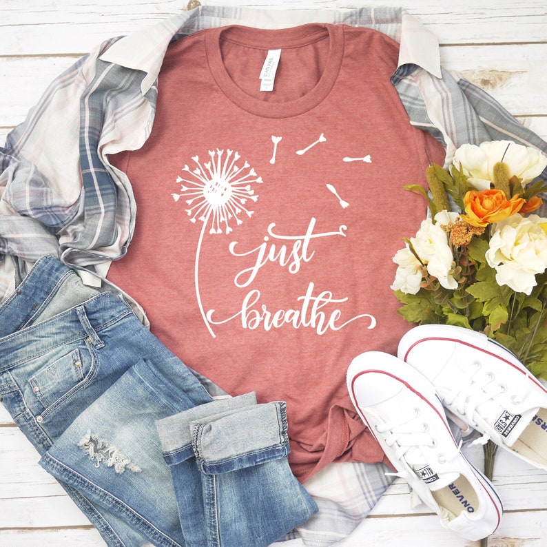 Download Just Breathe Svg Cut Files for Cricut Just Breathe Shirt Svg | Etsy
