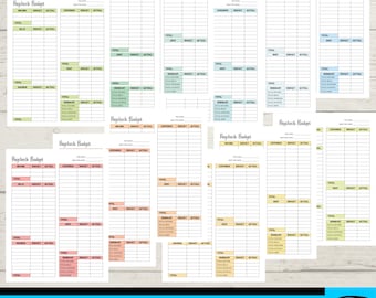 Paycheck Budget Planner, Paycheck Budget Template Printable, Paycheck Budget Printable, Budget Printable, Budget Binder, Budget Planner