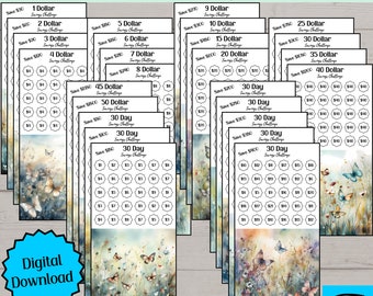 Low Income Savings Challenge Bundle, Monthly Savings Challenge Bundle, Savings Challenge Printable, Savings Tracker, Instant Download