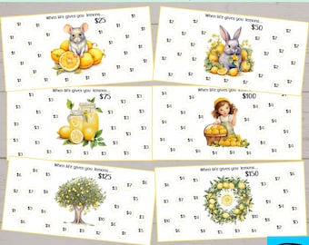 Low Income Savings Challenge Trackers & Cash Envelope Printable, Savings Challenge Printable, Savings Tracker, Mini Savings Challenge Bundle