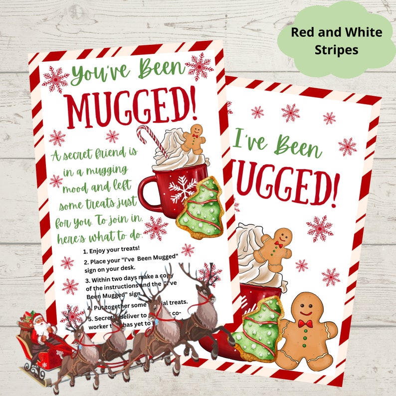 Youve Been Mugged Printable Ive Been Mugged Coworker Game Christmas Youve Been Mugged Printable Ive Been Mugged Coworker Game Christmas