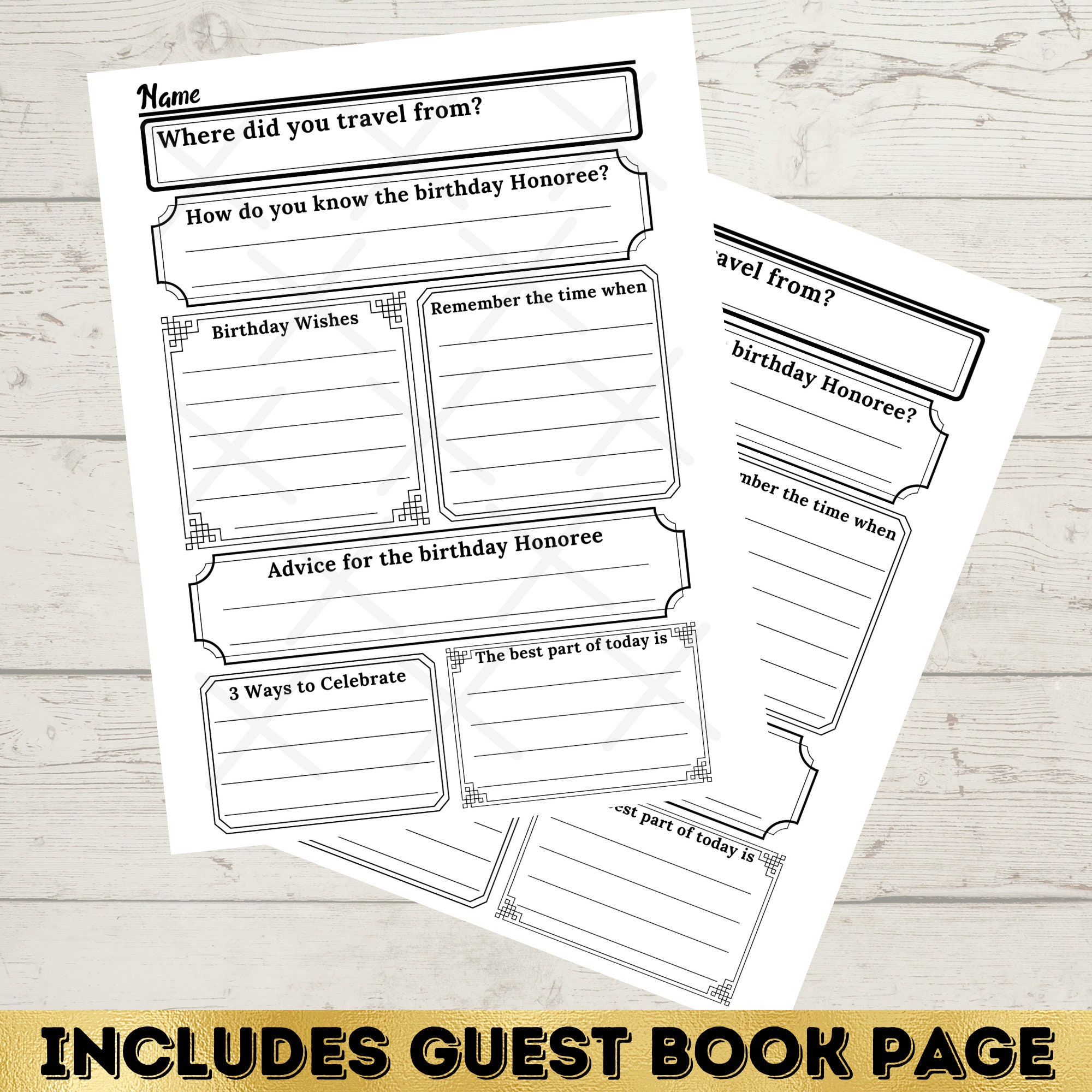 Printable Birthday Party Games, Born in 1960 Games, 12 Game Bundle ...