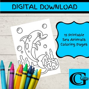 Under The Sea Coloring Pages, Sea Life Coloring, Ocean Creature Coloring Pages, Ocean Life Coloring, Ocean Coloring Page, Kids Coloring Page
