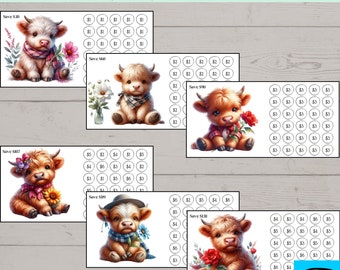 Mini Savings Challenge Printable, Savings Challenge, Cash Budget Challenges, Envelope Challenge, Money Saving Tracker, Sinking Funds