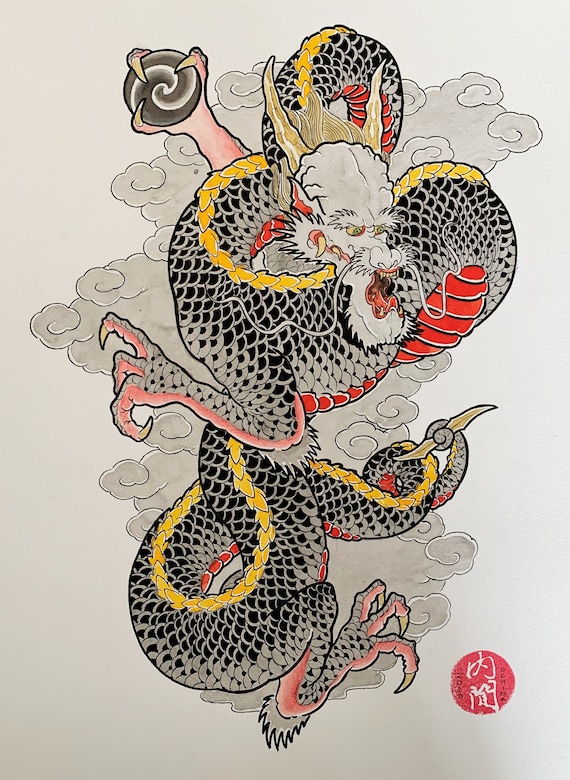 29+ Japanese Water Dragon Tattoo