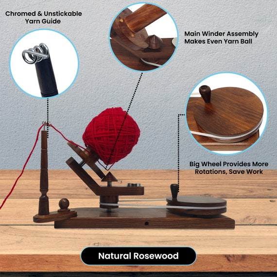 Galaxy Indiacraft Wooden Swift Yarn Winder | Fiber, Wool, String, Thread, Skein Holder | Knitting ＆ Crochet, Winding ＆ Dispensing Acce［並行輸入品］ Galaxy Indiacraft Wooden Swift Yarn Winder | Fiber, Wool, String