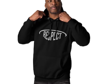 RESPECT PREMIUM ZIP UP HOODIE IN BLACK RESPect Unisex Hoodie – IEA