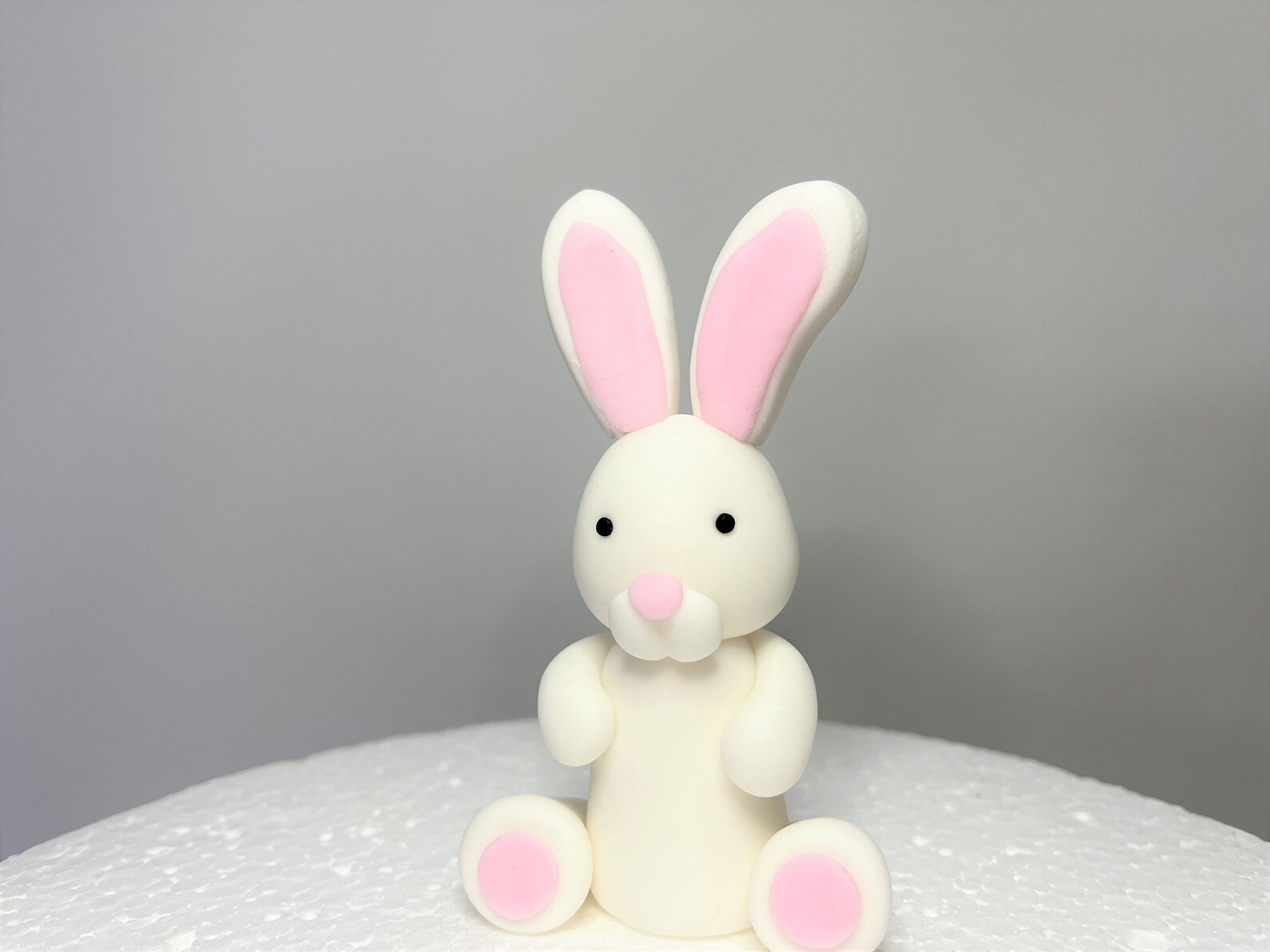 Fondant Rabbit Cake Topper. Easter Cake/birthday Cake Edible Decoration ...