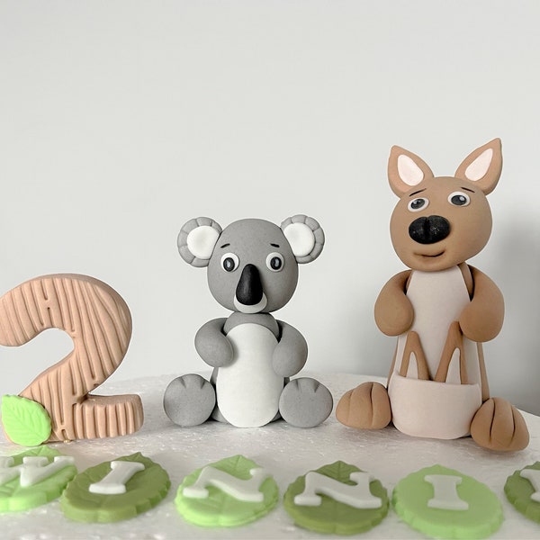 Kangaroo Cake Topper Etsy