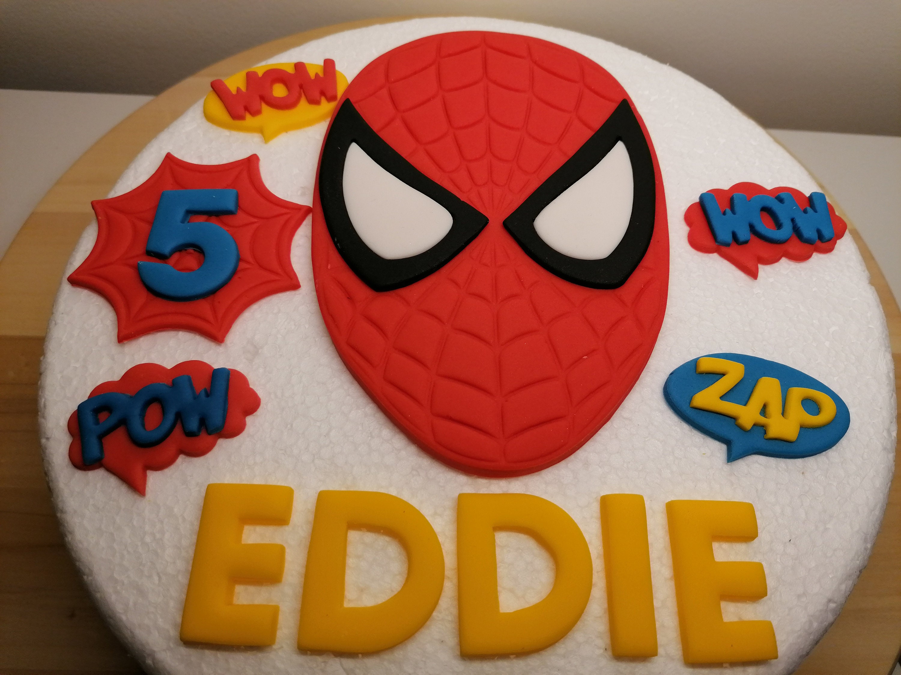 Spiderman Fondant Kuchen Topper Set essbare Fondant | Etsy