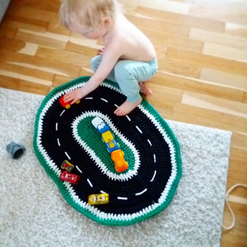 Baby Activity Mat Car Play Mat Rug For Boys Nursery Play Etsy