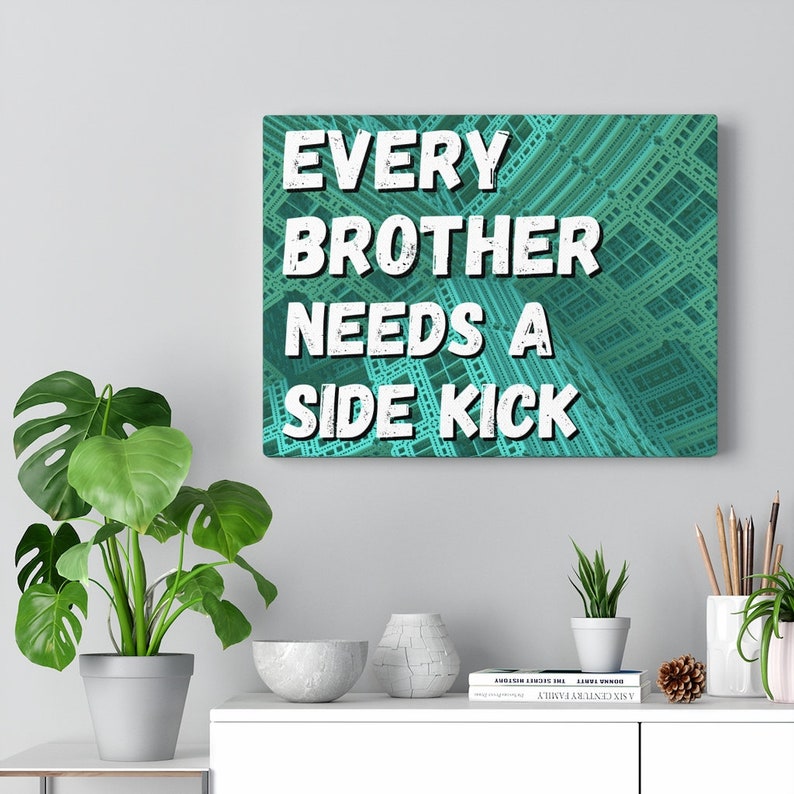 Boys Room Wall Canvas Superhero Prints Playroom Canvas Every Brother Is A Super Hero Superhero Decor Boys Room Canvas