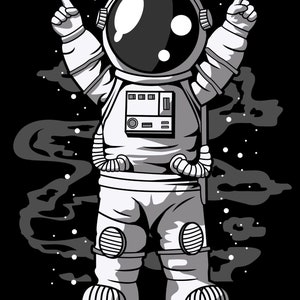 Archivos de diseño de astronautas: 10 diseños de alta calidad, con múltiples formatos y hermosamente organizados.