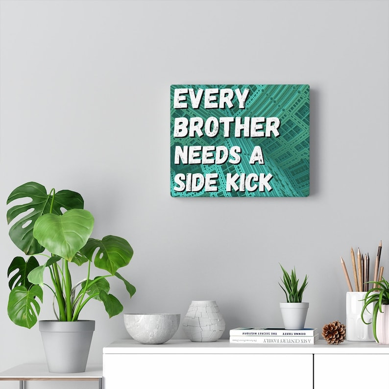 Boys Room Wall Canvas Superhero Prints Playroom Canvas Every Brother Is A Super Hero Superhero Decor Boys Room Canvas