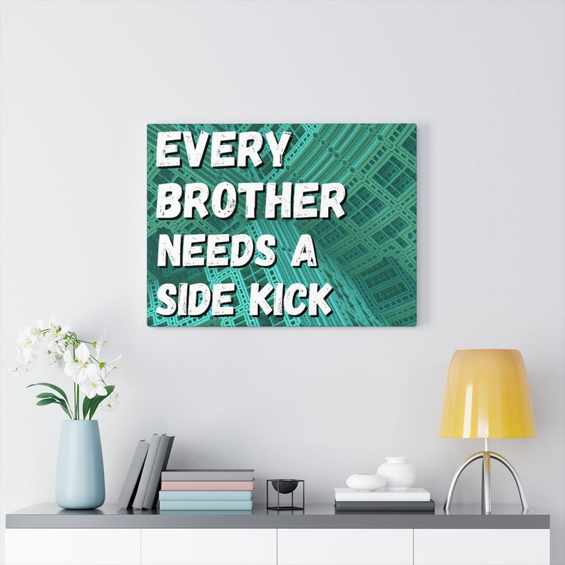 Boys Room Wall Canvas Superhero Prints Playroom Canvas Every Brother Is A Super Hero Superhero Decor Boys Room Canvas