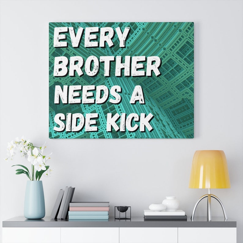 Boys Room Wall Canvas Superhero Prints Playroom Canvas Every Brother Is A Super Hero Superhero Decor Boys Room Canvas