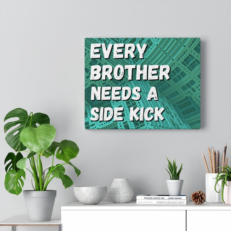Boys Room Wall Canvas Superhero Prints Playroom Canvas Every Brother Is A Super Hero Superhero Decor Boys Room Canvas
