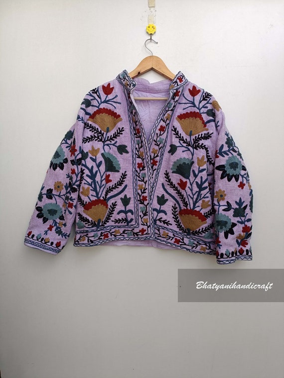 Handmade Suzani Embroidery Jacket Winter Wear Jacket Coat - Etsy