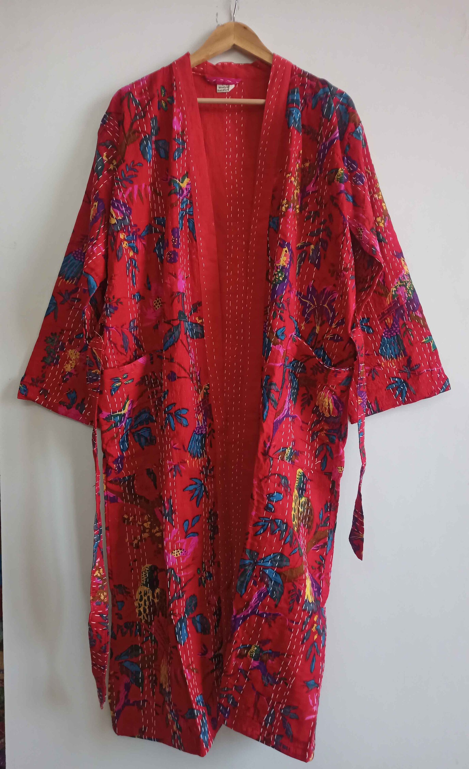 Robes Embroidery Robes Cotton handmade Robes kantha Kimono Etsy