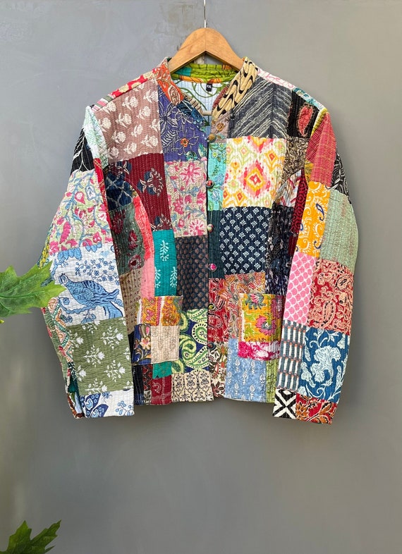 Vintage Patchwork Quilting Shirt リバーシブル