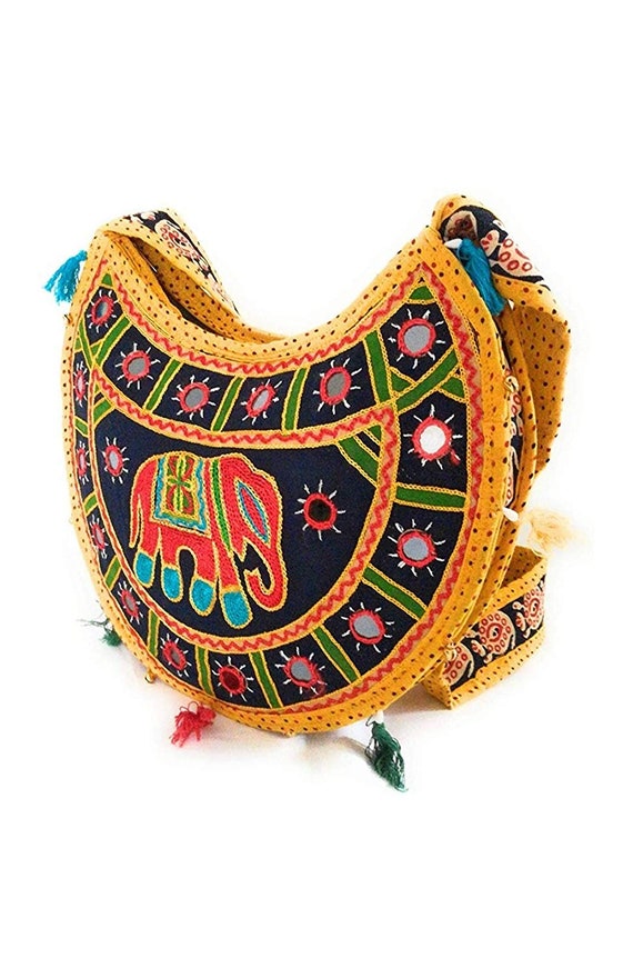 Elephant Embroidered Ethnic Sling Bag – Admire me
