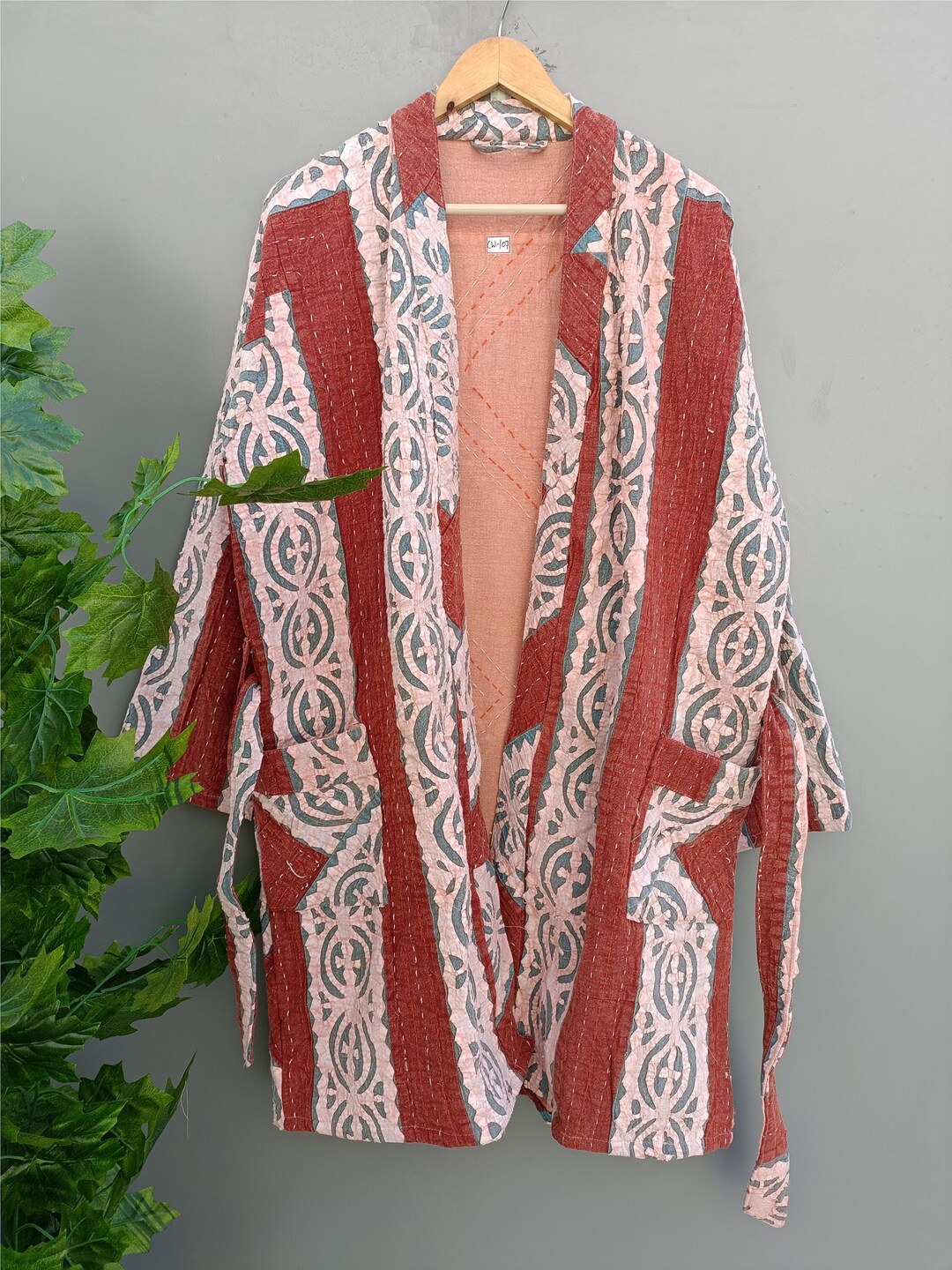 Kantha Quilted Jacket Patchwork Jacket Embroidery Jacket Etsy