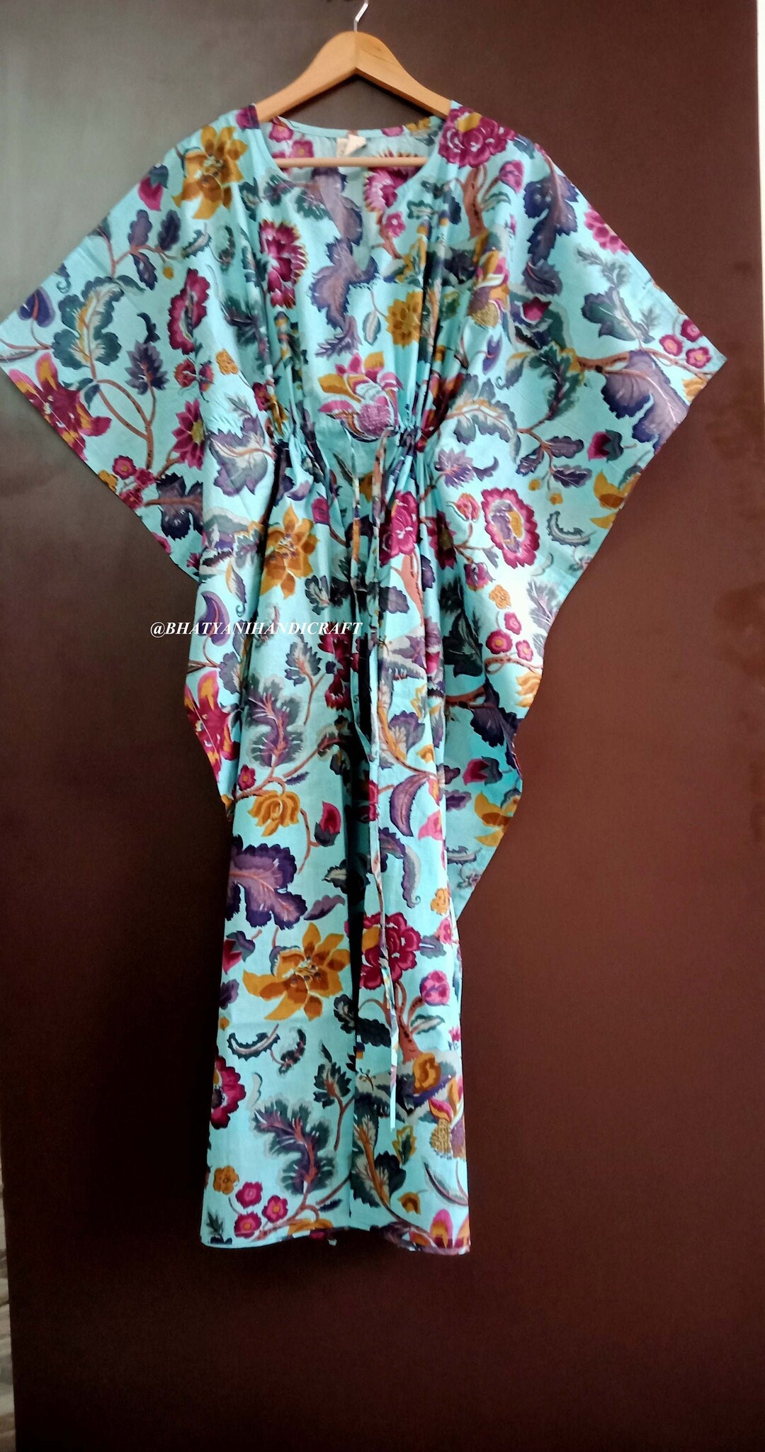 Cotton Kaftan, Handmade Kaftan, Bridal Robe, Bridesmaid Kaftan, Wedding