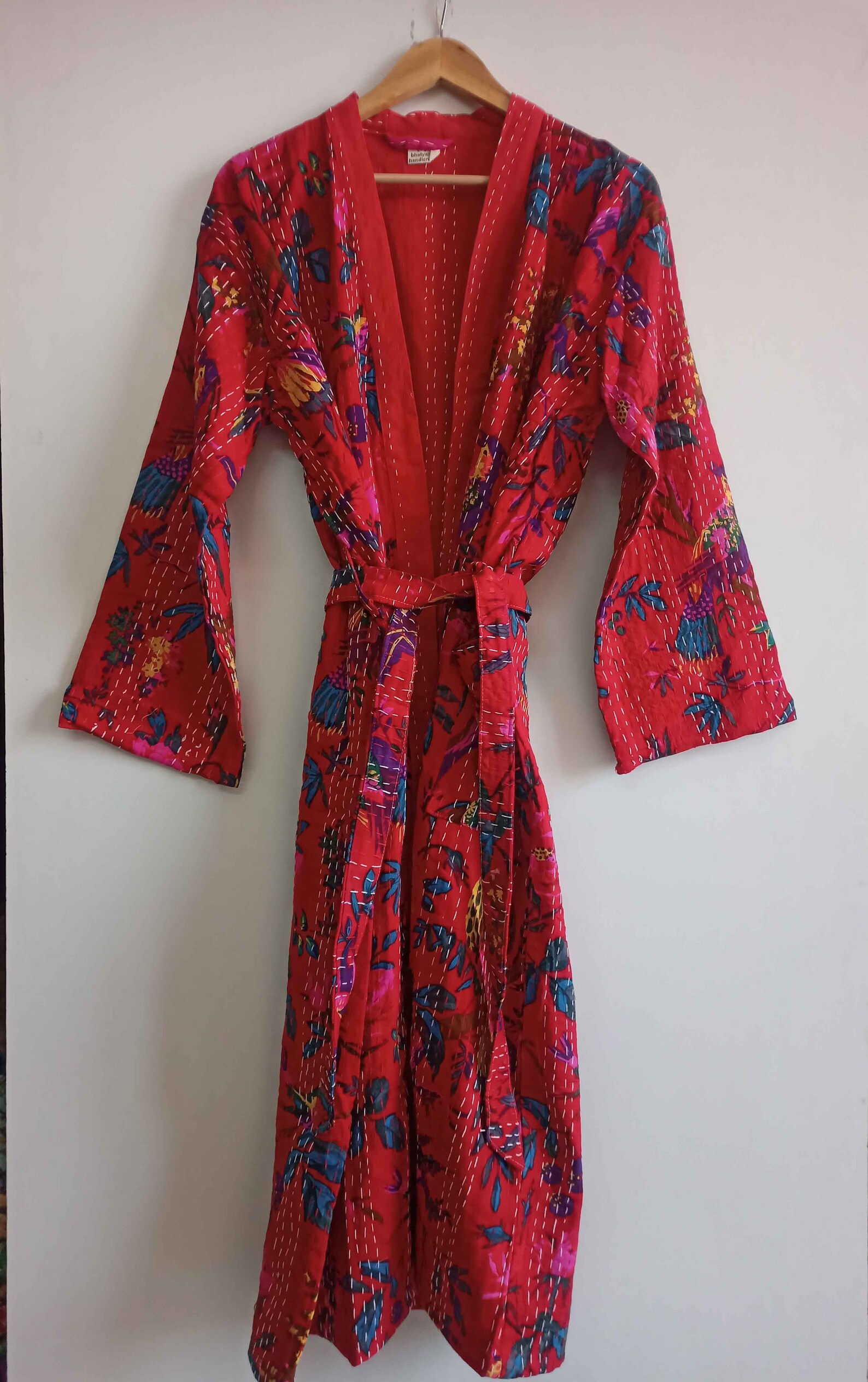 Robes Embroidery Robes Cotton handmade Robes kantha Kimono Etsy