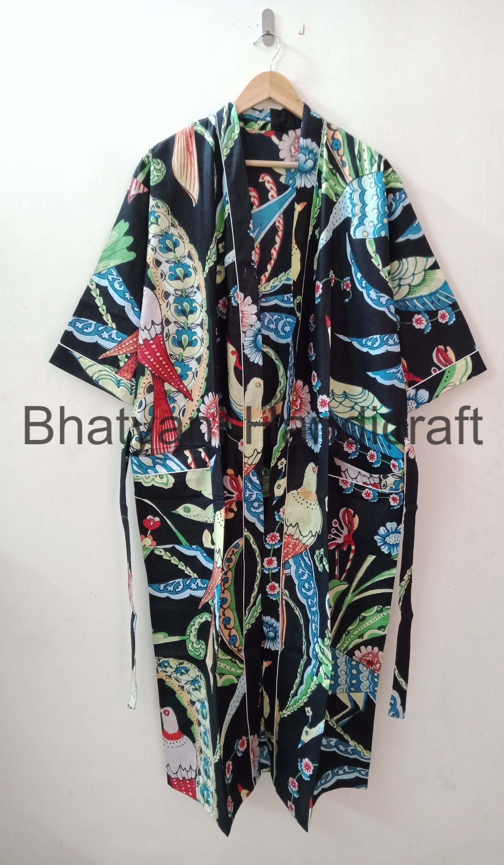 Women Wear Kimono Gown Beach Wear Bikini Cover Up Kimono Etsy