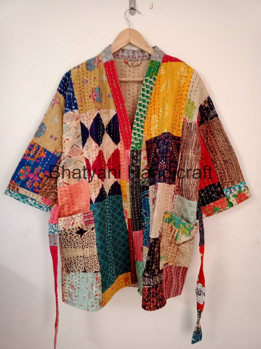 Indian Vintage Patchwork Kantha Jacket Ethnic Women Wear - Etsy Australia