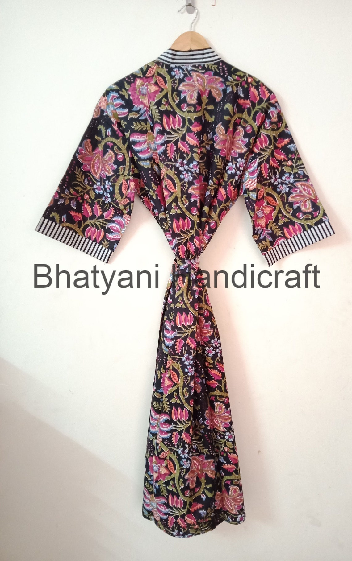 Beach Wear Bikini Cover Up Kimono Dress Cotton Kimono robe Etsy