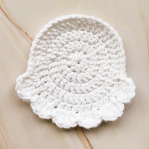 Crochet Ghost Coaster