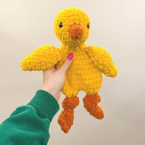 Crochet Chicken Lovey, Chicken Snuggler