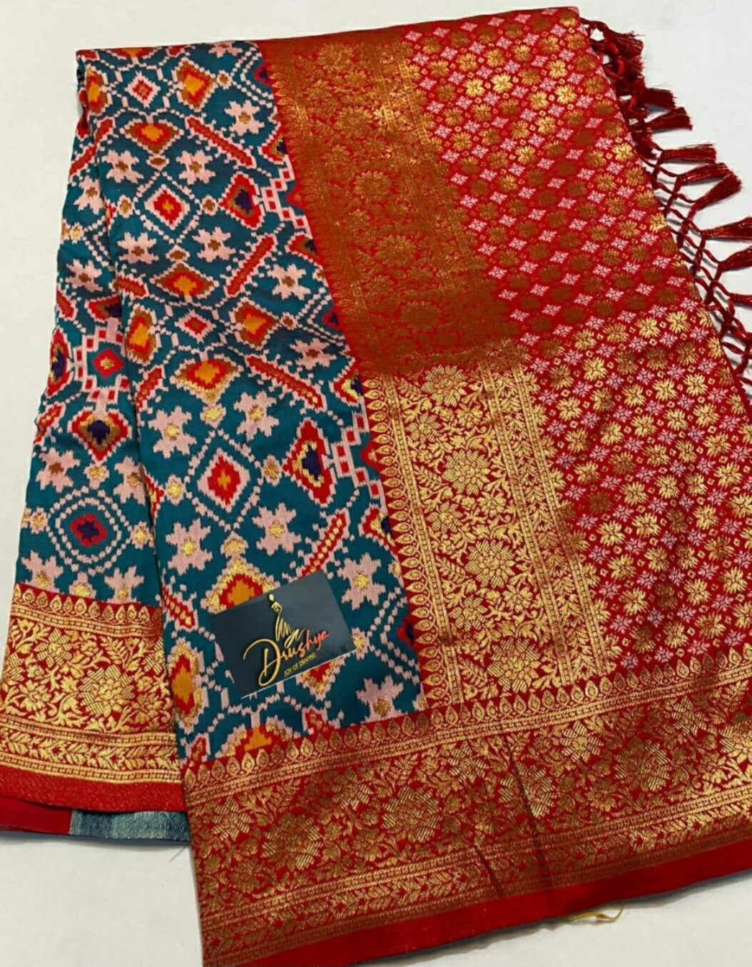 Ikkat Saree Etsy
