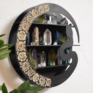 Snake Crystal Shelf with Roses image 1