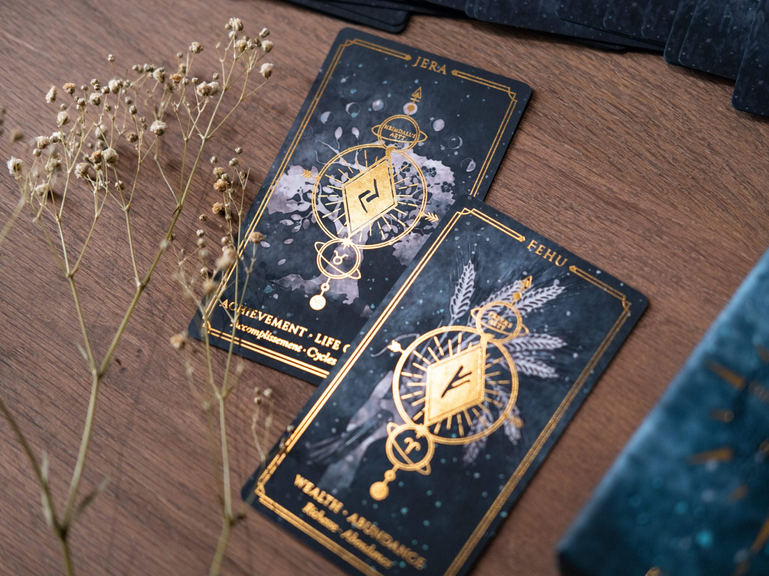 その他 The Runic Odyssey Oracle - Dark Edition Slightly Imperfect | the Runic Odyssey Oracle - Dark Edition - Etsy